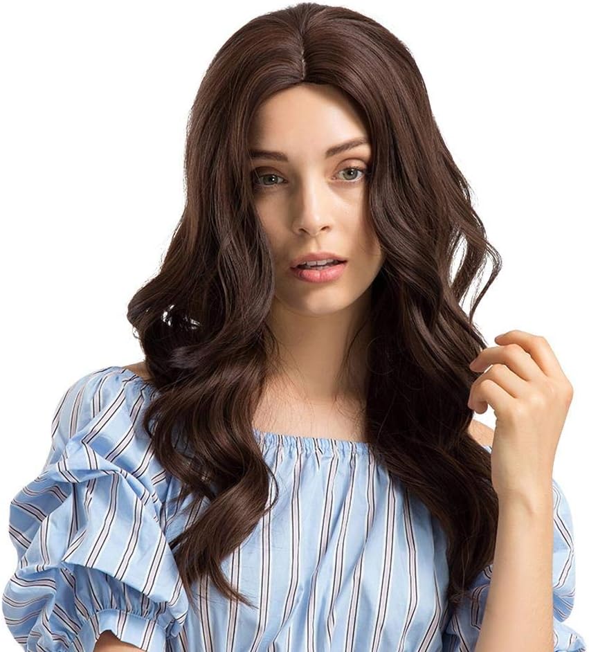 Woman Wigs, Stunning Fashion Natural Lady Wigs Long Curly Hair Wig