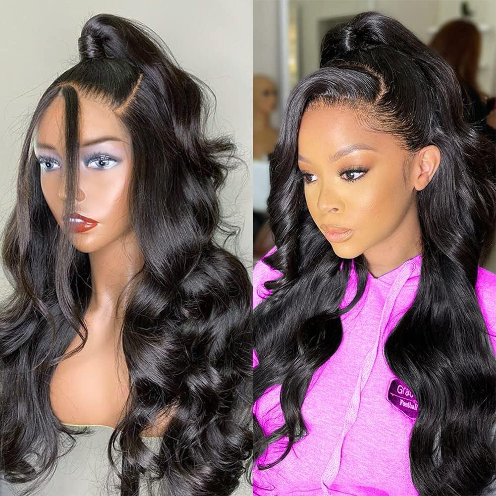 TOOCCI 360 Lace Wig Curly Wig Brazilian Natural Hair Wig Cap Human Hair Full Wig