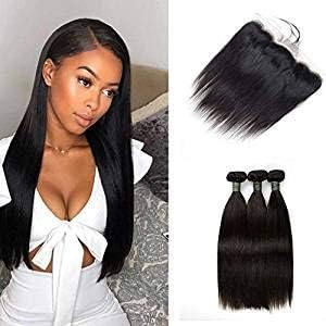 TOOCCI Natural Weave Brazilian Human Hair Short with Frontal Closure Human Hair 